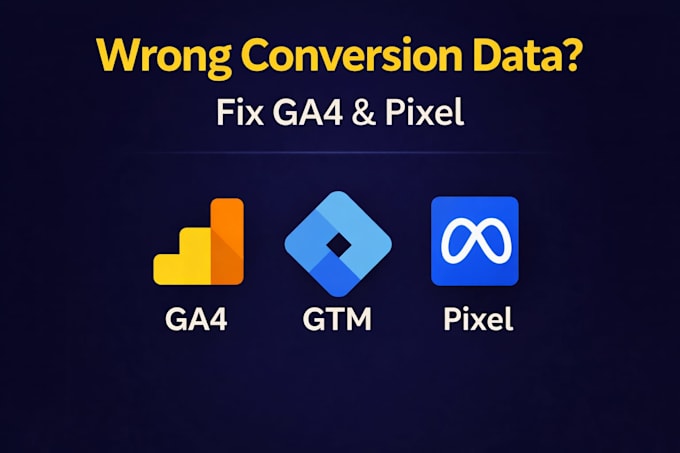 fix ga4, GTM, facebook pixel and conversion tracking issues