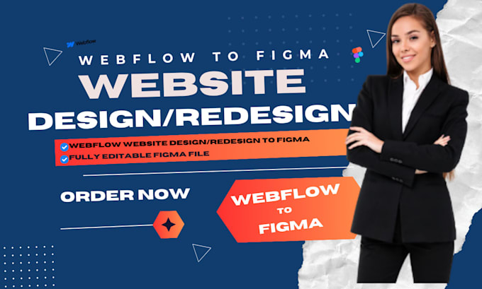 migrate webflow to figma, design webflow website or landing page