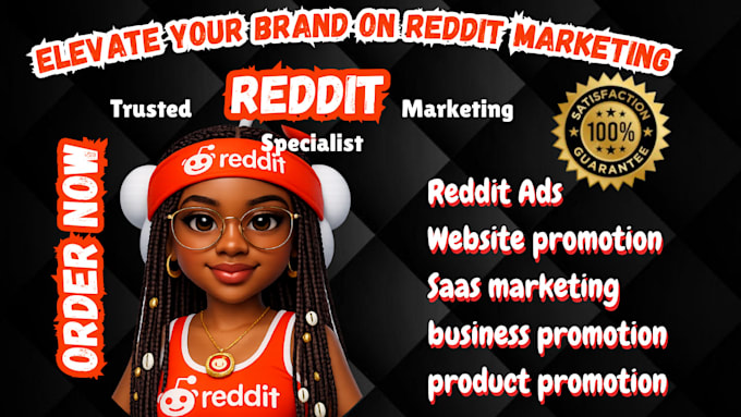 do reddit SEO post, comment for business brand website link