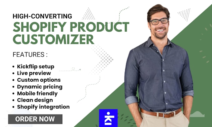 build a high converting shopify product customizer using kickflip