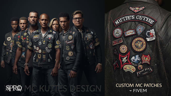 Custom Ranks Mc Crie kuttes, patches, cortes, ranks e rockers personalizados para fivem ...