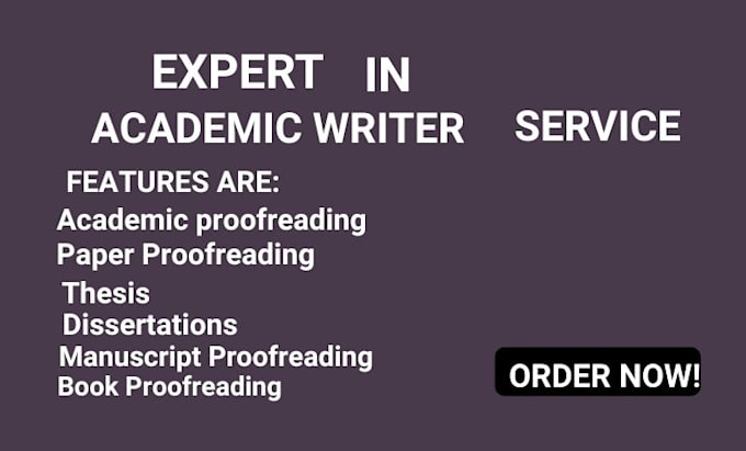 edit proofread paraphrase and format academic papers professionally