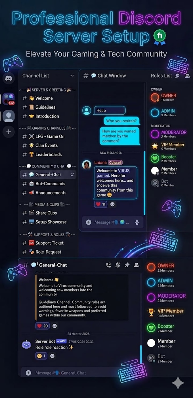 Een discord server opzetten