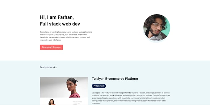 build a responsive and modern front end website