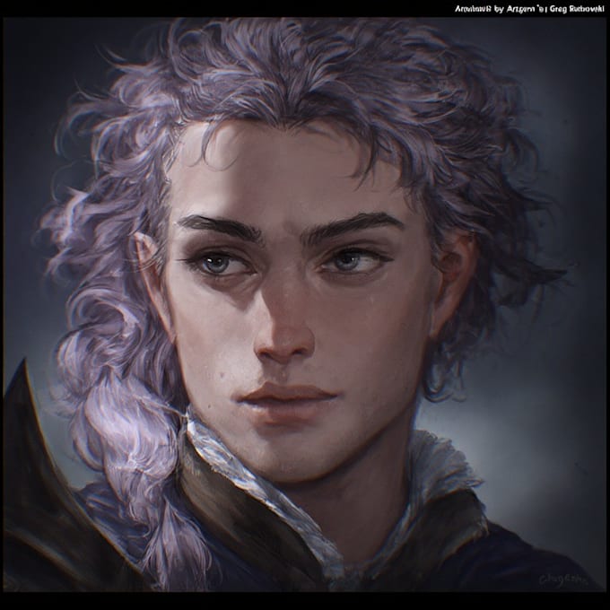 paint a realistic or fantasy portrait