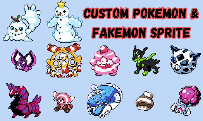 create custom pokemon, fakemon, creature and monster design in any style