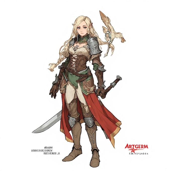 Paint fanart, original characters and fantasy portraits by Mimounahal ...