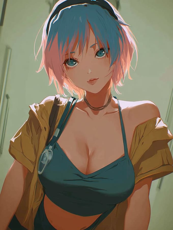 create full body anime fan art character illustration