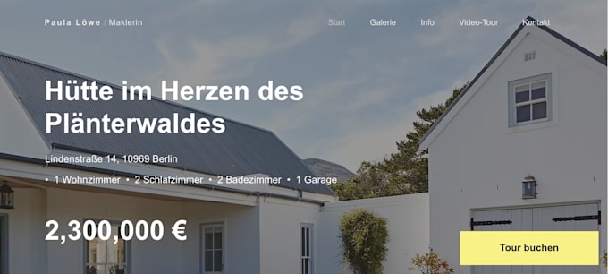build wix website for real estate