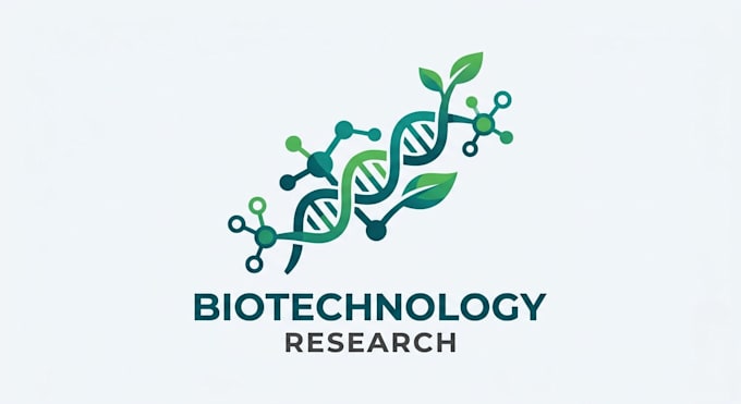 design a modern and professional biotechnology research logo