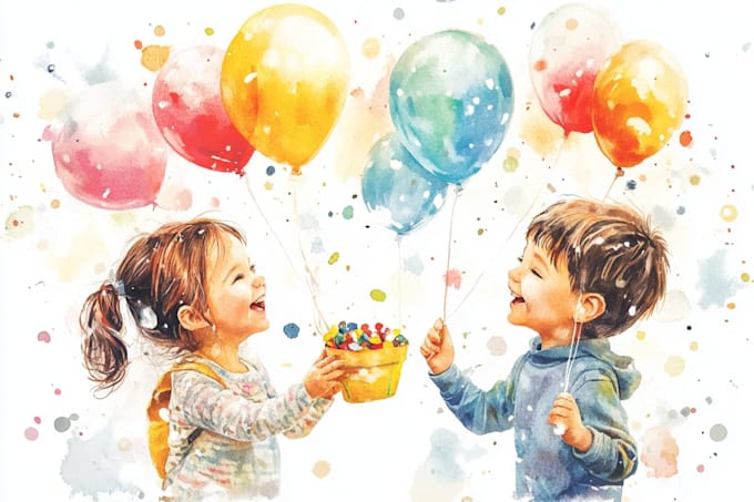 do a watercolor illustration