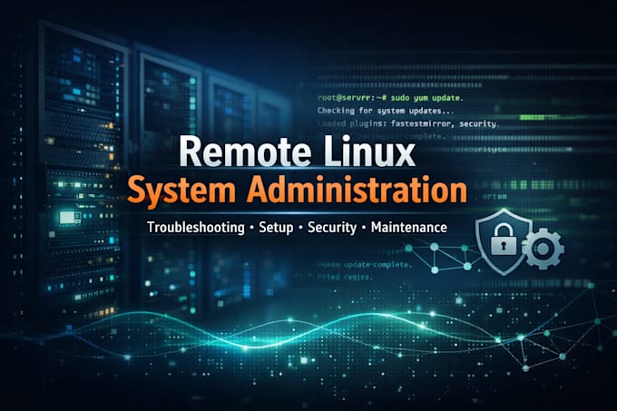 be your remote linux administrator for server support