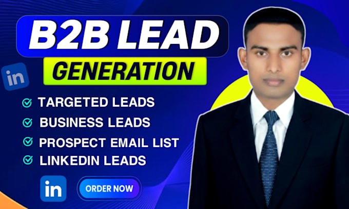 do targeted b2b lead generation, linkedin leads and prospect email list