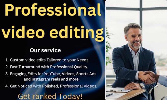 professional video edits with fast delivery