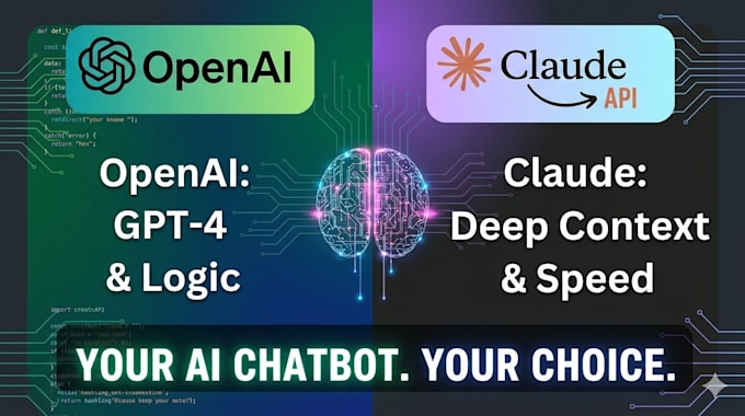 build your ai chatbot using openai or claude