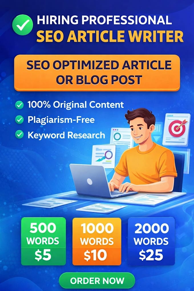 write high quality SEO articles