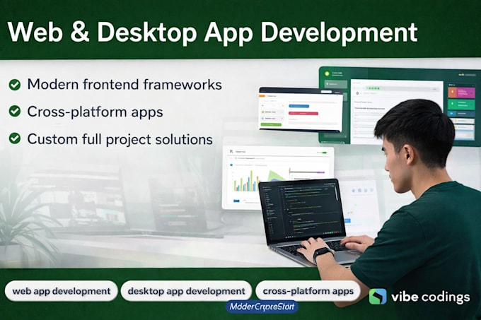 build modern web and desktop apps with node, vue, react, electron