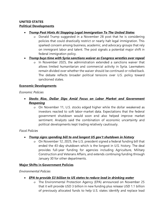 write policy briefs and geopolitical research