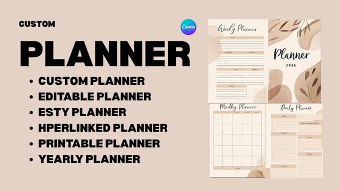 design custom planner canva planner canva journal prayer journal canva workbook