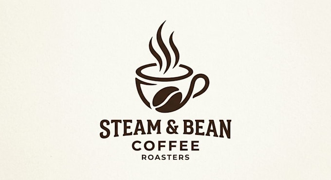 design a modern and inviting coffee shop logo