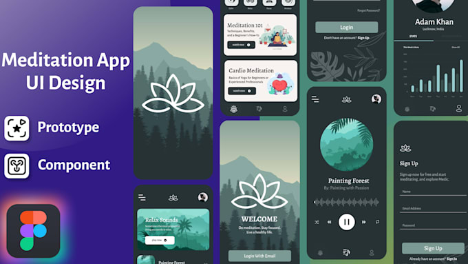 Klikbaar app prototype maken in figma, ui ux app prototype