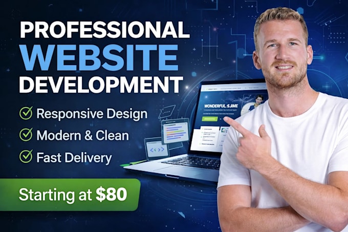 build a modern responsive website