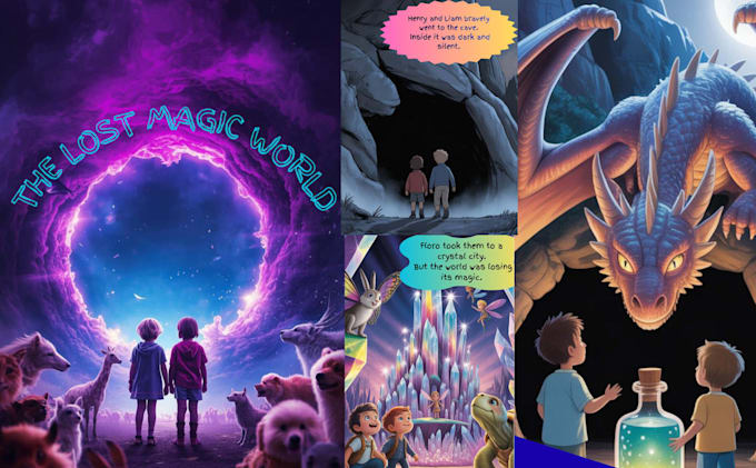 design story books with illustrations