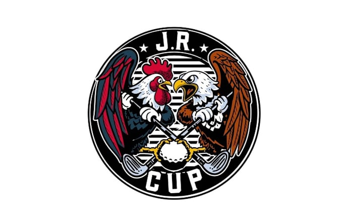 design roosters eagles golf logo