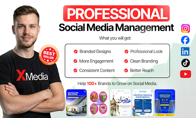 manage your social media and design branded posts