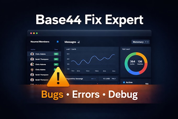 debug or improve your base44 web app, saas or CRM project