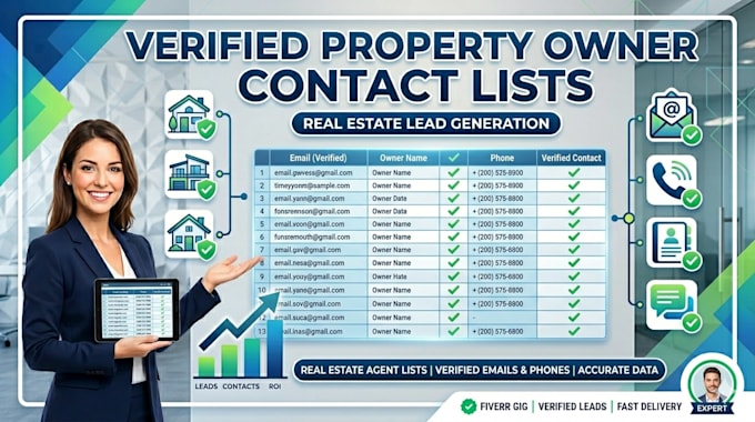 create custom property owner contact lists for agents