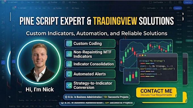 code your custom tradingview indicator in pine script