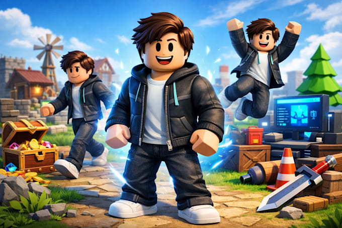 do roblox animations and models for your game