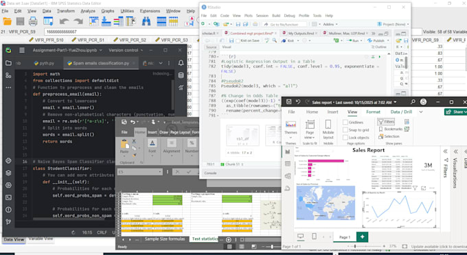 provide professional quantitative and qualitative data analysis for research