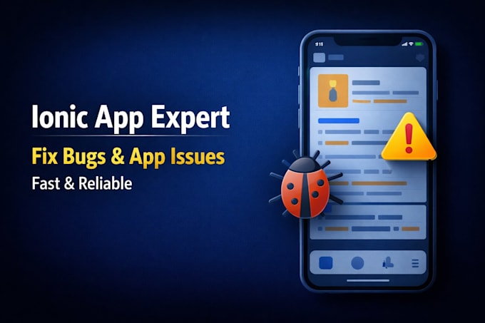 develop or fix ionic android mobile app