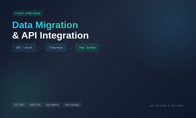 migrate your data between apps via API integration