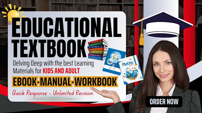 write, format and design educational textbook, lesson book, workbook amazon KDP