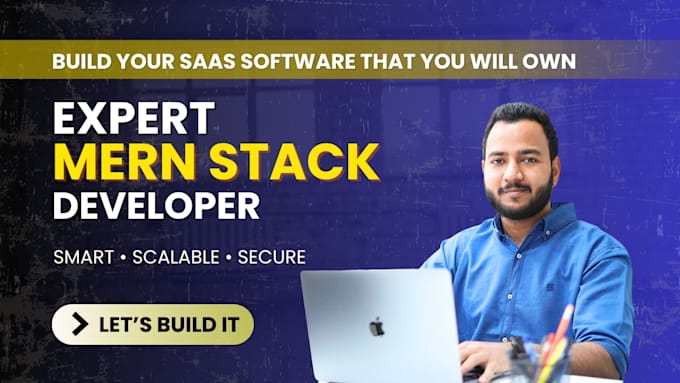 build custom saas web app or custom software using mern stack