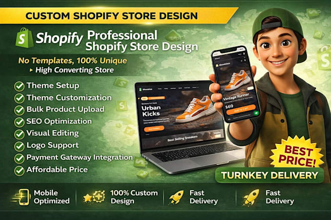 create a sales focused e commerce store on shopify