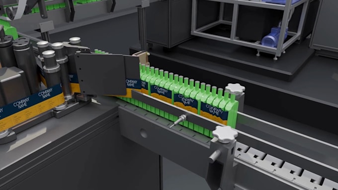 Create 3d industrial animation, mechanical product and manufacturing ...