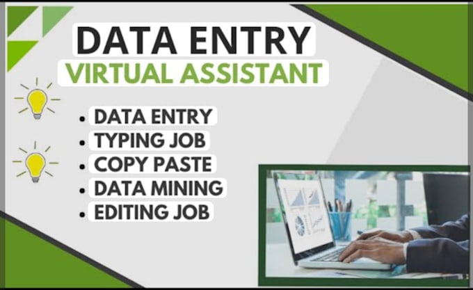 do data entry,copy paste and typing work