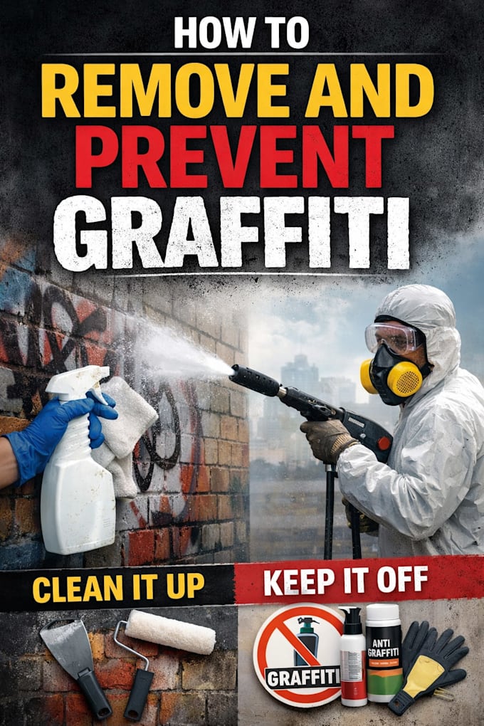 explain how to remove and prevent graffiti