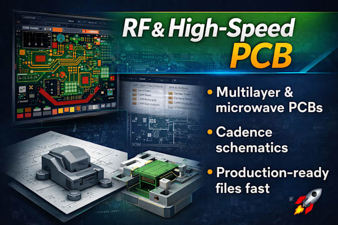 design rf multilayer microware high speed pcbs professional pcb schematic layout