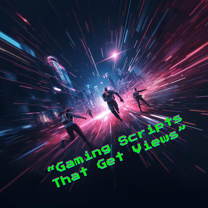 write engaging youtube or tiktok gaming scripts that get views