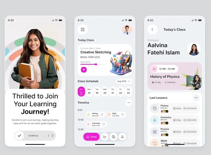 develop ai educational app like udemy, online course app, lms website, quiz app