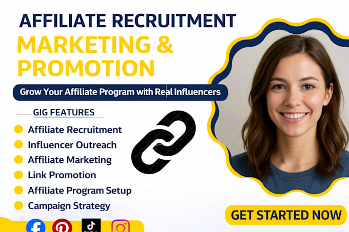 recruit affiliate marketers and influencers for your program