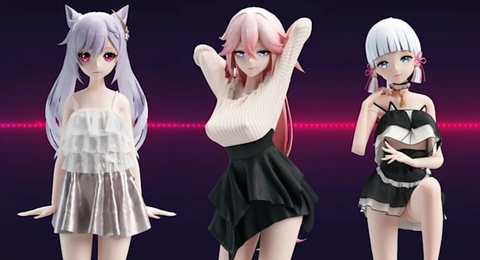 create, fix, and port vrchat avatar, gmod model, sfm and mmd model