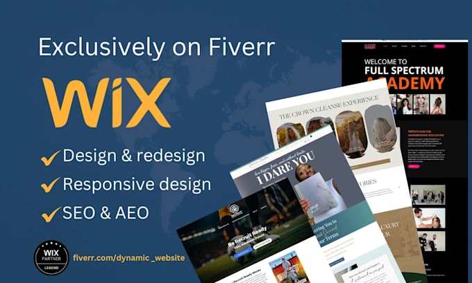 be your wix website designer and developer