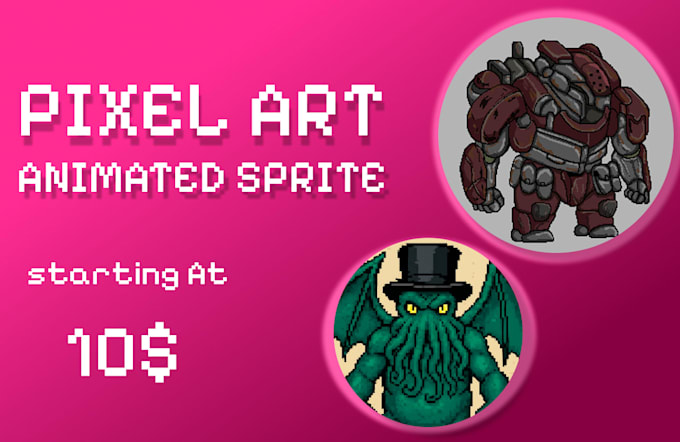 make detailed pixel art with shading and animation