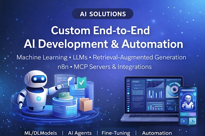 build ai models, llm projects, rag, finetuning, mcp servers, agents automations